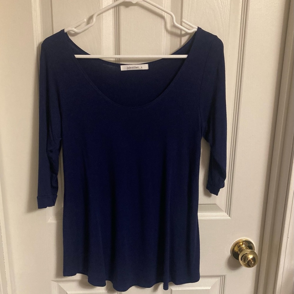 julie billiart | Top in Navy blue. Size Small.